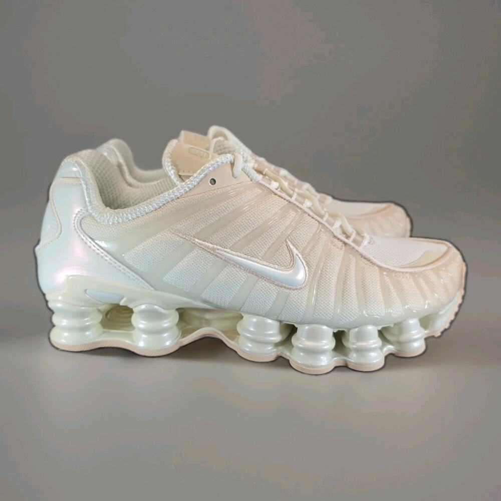 Size 8W - Nike Shox TL Pearl White Particle Pink W